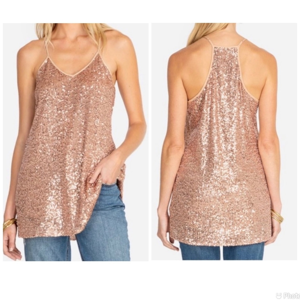 Johnny Was NWT Sequined Cami